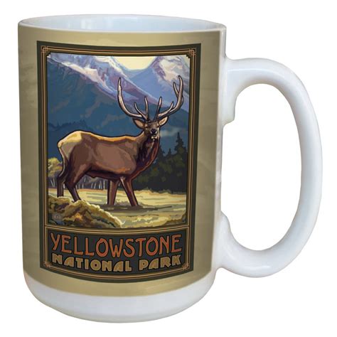 Buy TreeFree Greetings 79465 Yellowstone National Park Elk by Paul A ...