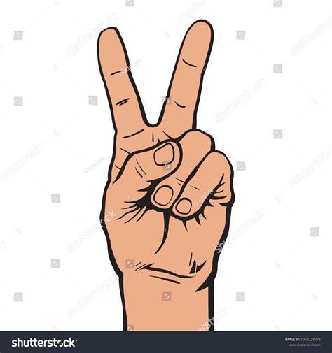 How To Draw A Two Finger Peace Sign at Carol Swenson blog
