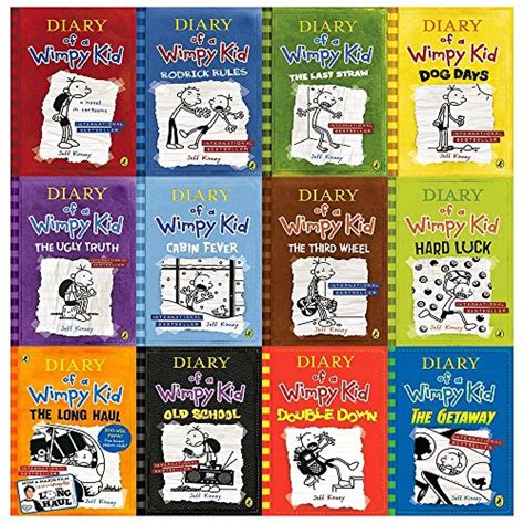 Buy diary of a wimpy kid collection 12 books set (diary of a wimpy kid ...