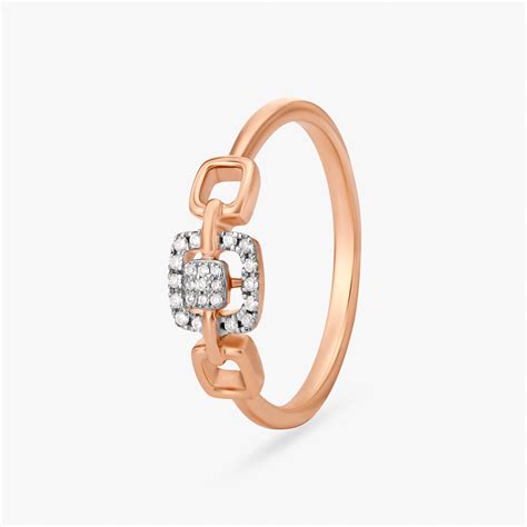 Graceful Fusion Diamond Finger Ring