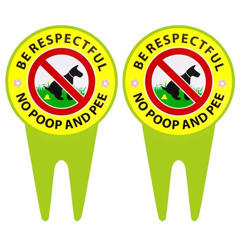 No Dog Poop Signs 2 Pack Prevent Pets From Pooping | Desertcart INDIA