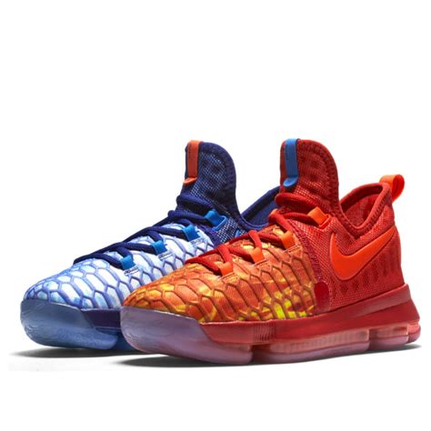 Nike Zoom KD 9'Fire and Ice' GS Blue/Photo Blue-University Red ...