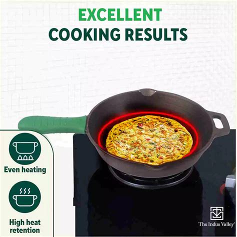 Super Smooth Cast Iron Skillet | Pre-Seasoned | The Indus Valley