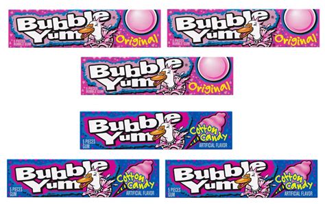 Bubble Yum Variety Pack MFF30 of 6-3 Packs of Each Flavor - Original ...