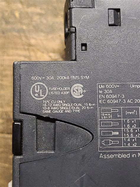 Bussman Class Cc 30a 600v F.. Opm-ng-sc3 ..fused | Ubuy India