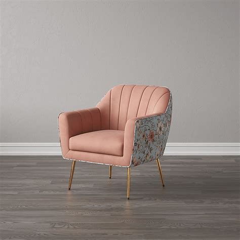 Hurstbourne Pink Polyester Fabric Accent Chair | Rooms to Go