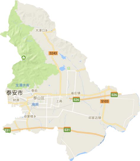 泰安市行政区划分地图展示_地图分享