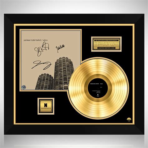 Wilco - Yankee Hotel Foxtrot Gold LP Limited Signature Edition Custom ...