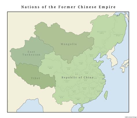 Chinese Dynasty Map