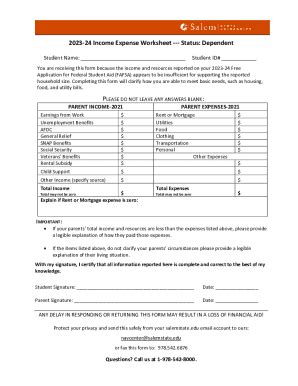Fillable Online Fill - Free fillable Income and Expense Worksheet ...