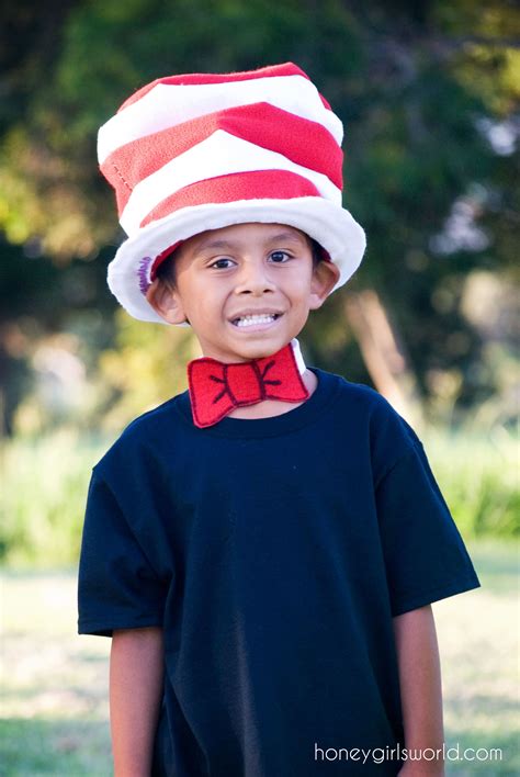 Book Character Dress Up Day - Easy DIY Dr. Seuss Cat In The Hat and ...