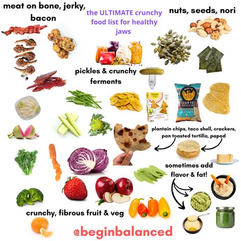 Snacks for healthy jaw, face, airway! — begin balanced