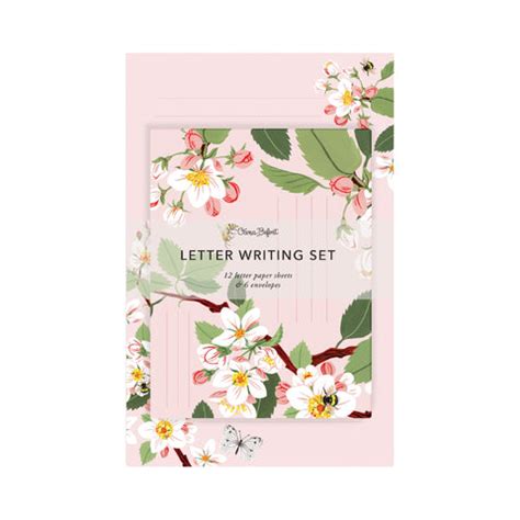 Apple Blossom Letter Writing Set – The Paper Company India