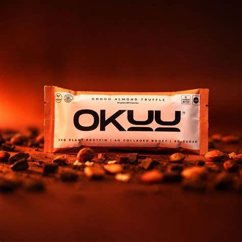 OKUU BAR 35G Plant Protein Bar | 14G Fiber | 0G Sugar | 6G Collagen ...