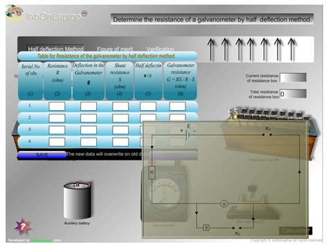 Half Deflection Method Galvanometer 的图像结果