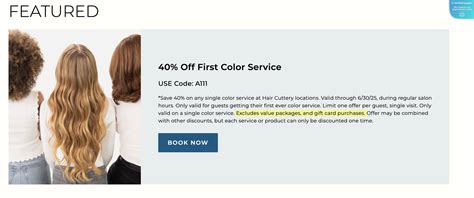 40% Off Hair Cuttery Coupons & Promo Codes - May 2025