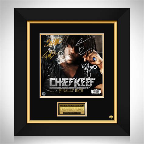 Finally Rich Chief Keef Album Cover Chief Keef CD + Vinyl COLLECTION