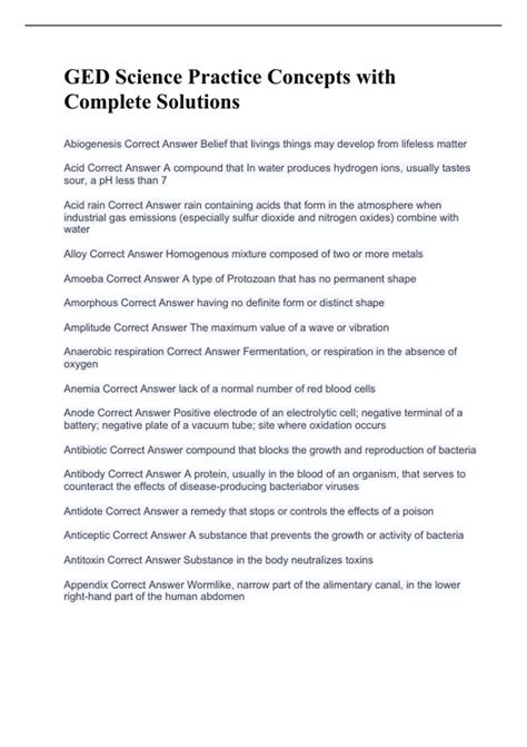 Science GED Study Guide 的图像结果