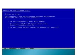 Image result for Installing Window XP FX170 Client