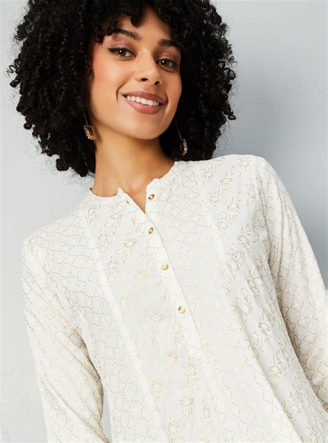 Buy Women Foil Print Kalidar Kurta Online at just Rs. 1299.0 ...