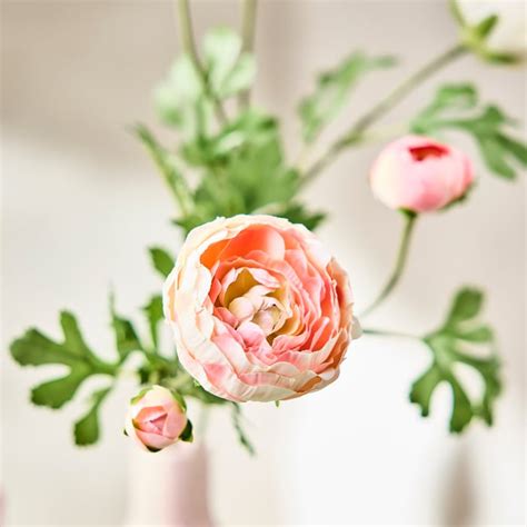 SMYCKA artificial flower, in/outdoor Ranunculus/pink, 52 cm (20 ½") - IKEA