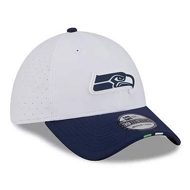 Men's New Era White/College Navy Seattle Seahawks 2025 NFL Training ...