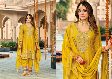 Eba Gazal Designer Embroidered Ready Made Suits Collection