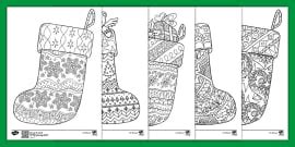 Christmas Colouring Sheets KS2