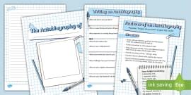 My Autobiography Project Booklet | Primary Writing Template