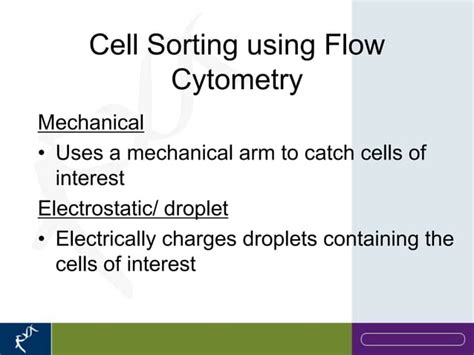Image result for Cell Sorting Flow Cytometry PPT