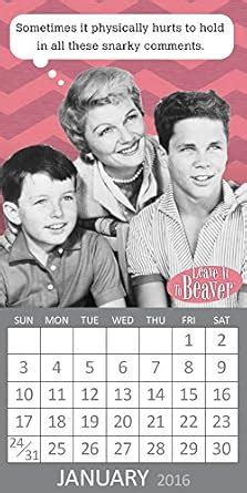 Leave It to Beaver 2016 Calendar: Magnetic : TF Publishing: Amazon.in ...