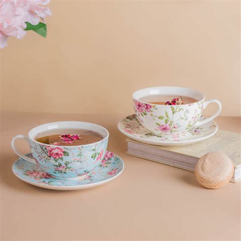 JARDIN Floral Teapot Cup and Saucer Online - Premium Tea Set | Nestasia