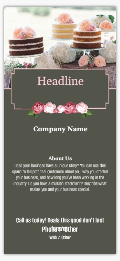 Rate Cards Templates & Designs | Vistaprint