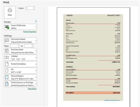 Personal Financial Balance Sheet - Track Your Assets, Liabilities, and ...