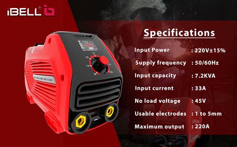 iBELL Inverter ARC Welding Machine (IGBT) 220-76 DIGwith Hot Start ...