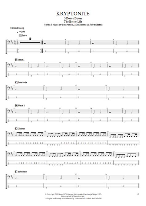 Image result for Kryptonite Guitar Tutorial