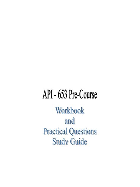 Image result for API 653 Study Material PDF