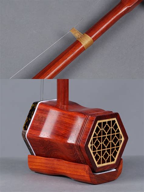 LANDTOM Rosewood Erhu Chinese 2-string Violin Fiddle Musical Instrumen ...