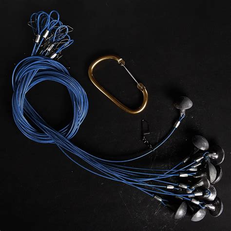 Lifetime Decoys 6ft 6oz PVC Coated Steel Cable Texas Rig Decoy Anchors ...