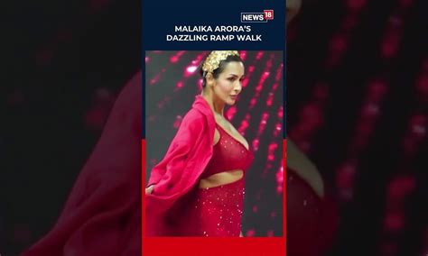 Malaika Arora Stuns the Ramp in a Bold Red Mini Dress | Showstopper ...