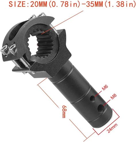 Buy LINJIE Motorcycle Spotlight Mount Bracket Front Bumper Protective ...
