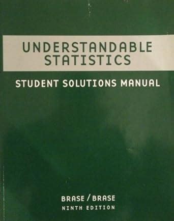 Buy Student Solutions Manual for Brase/Brase S Understandable ...