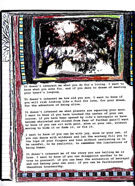 Dont Wanna Sleep: Oriah Mountain Dreamer- The Invitation