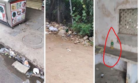 Shaikpet bus stop alcohol consumption Hyderabad Residents D