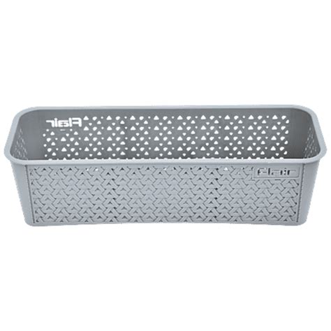 Buy Flair Plastics Ultrahome Rectangle Basket - Without Partition ...