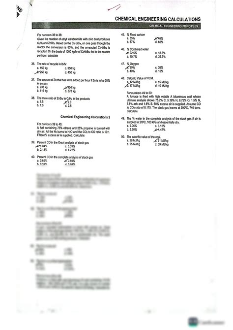 Process Calculations Chemical Engineering 的图像结果