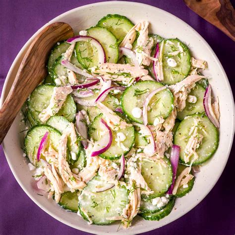 High Protein Cucumber Chicken Salad (Creamy & Easy)