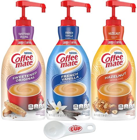 Buy Coffee Mate Creamer, Sweetened Original, Hazelnut, French Vanilla 1 ...