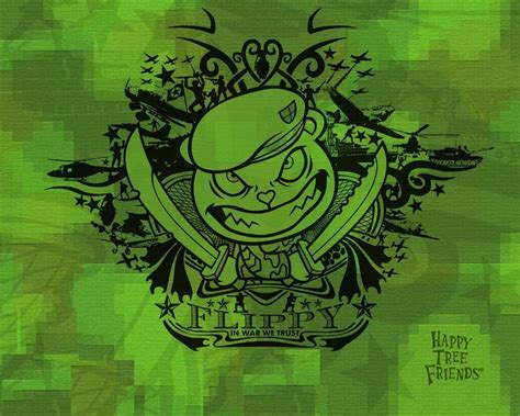 Image result for Happy Tree Friends Flippy Transparency Background