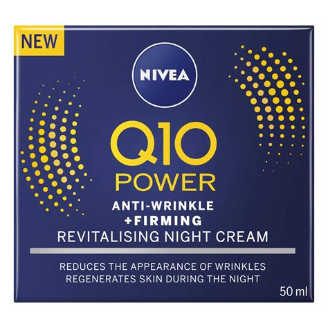Nivea Q10 Plus Anti-Wrinkle Face Night Cream (50 ml) - Pack of 3 ...